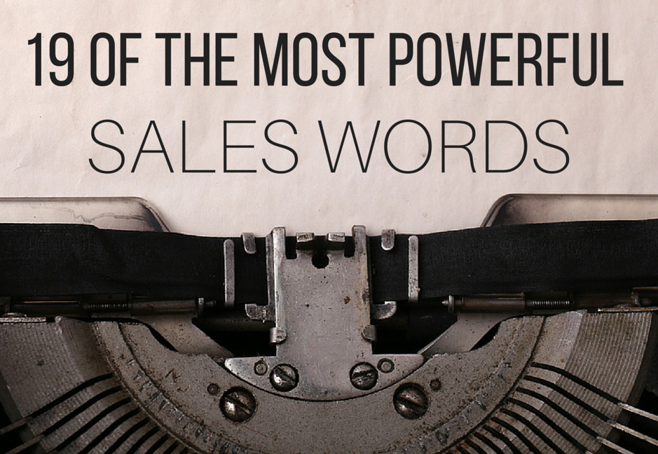 10 strongest sales words